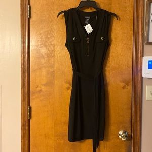 NWT Soho Apparel LTD. Size Petite Large Black Dress